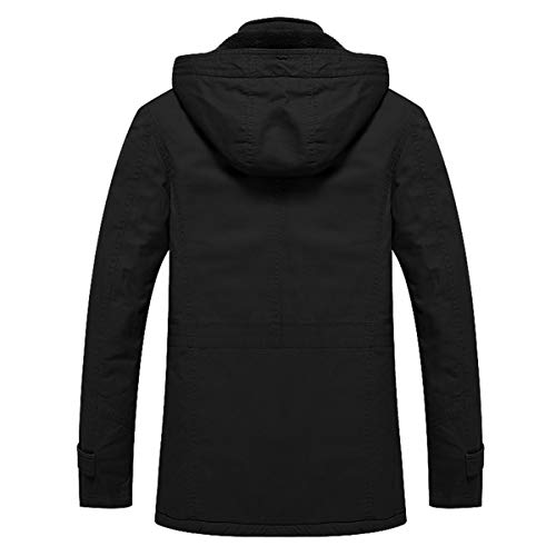 Hommes de Vestes D'hiver Manteau D'hiver Armée Militaire Veste Cargo Veste En Plein Air Veste Coton Manteau À Capuche Army Vestes