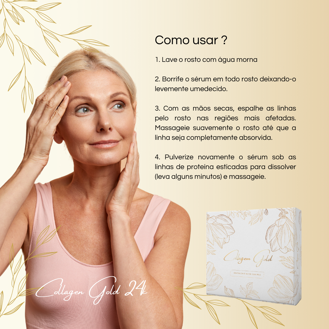 CollagenGold 24K - Rejuvenescedor - LAURA ROBERG