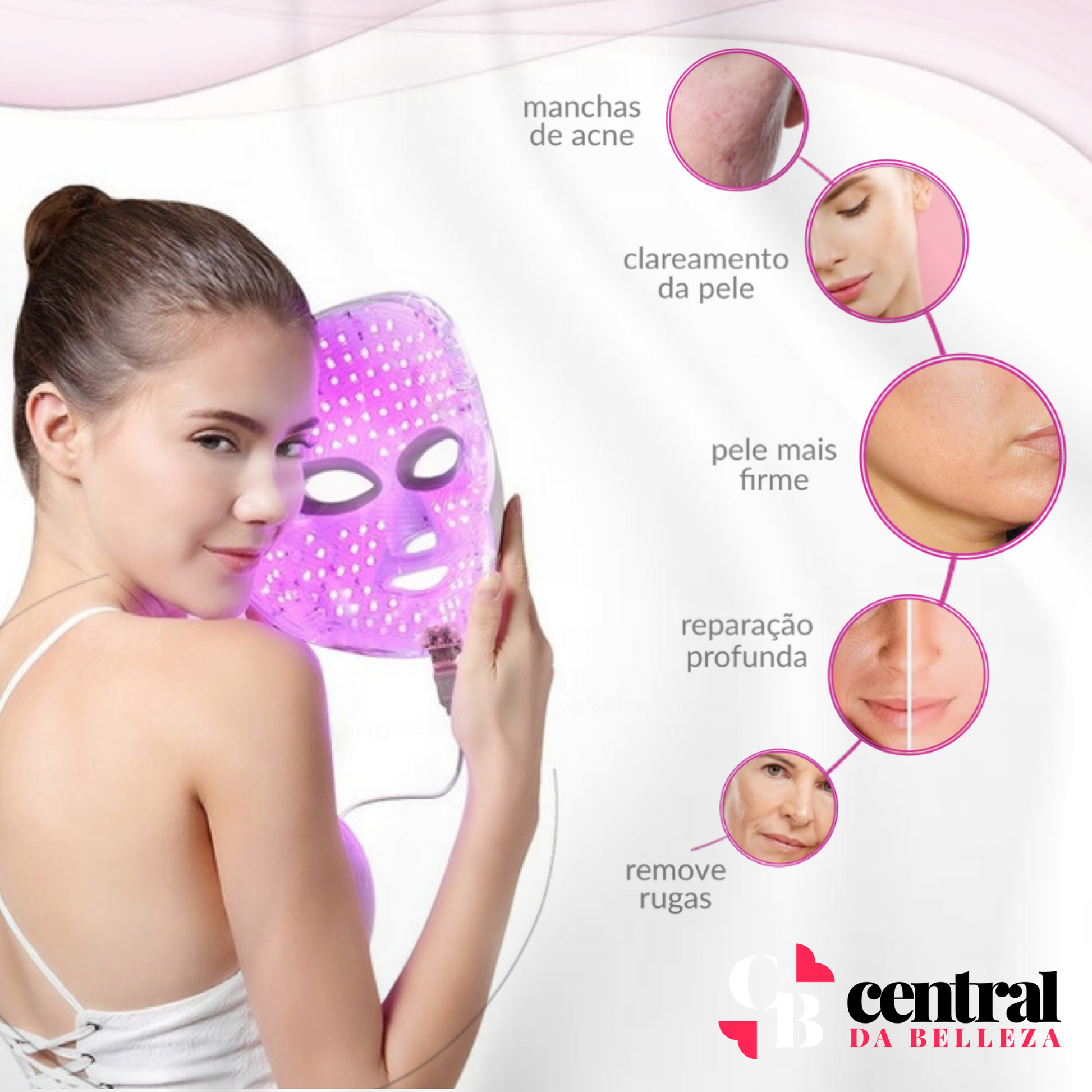 Máscara de LedSkin - LAURA ROBERG