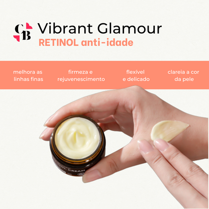 Creme Vibrant Glamour Retinol Anti-idade - LAURA ROBERG