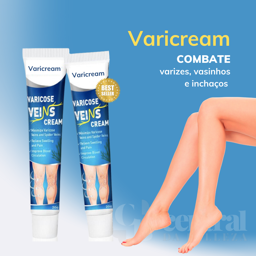Varicream 3 em 1 - VARIZES, VASINHOS E INCHAÇOS! - LAURA ROBERG