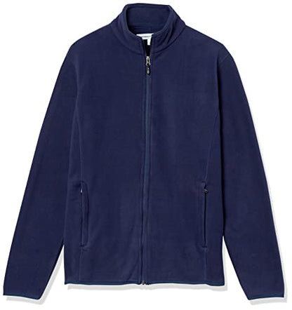 Amazon Essentials Men's Full-Zip Fleece Jacket (Available in Big & Tall), Forest Green, Large