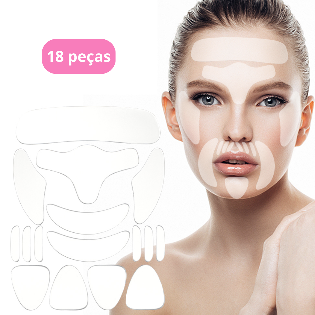 Flex Beauty - Patches reutilizáveis de silicone - LAURA ROBERG
