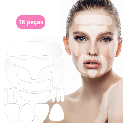Flex Beauty - Patches reutilizáveis de silicone - LAURA ROBERG