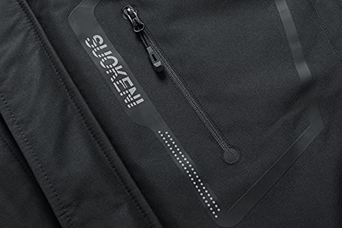 Veste de ski imperméable pour homme Manteau de neige d'hiver chaud Imperméable à capuche