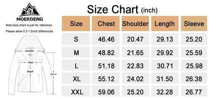 Veste de ski imperméable pour homme hiver chaud manteau de neige montagne coupe-vent imperméable à capuche, noir, grand