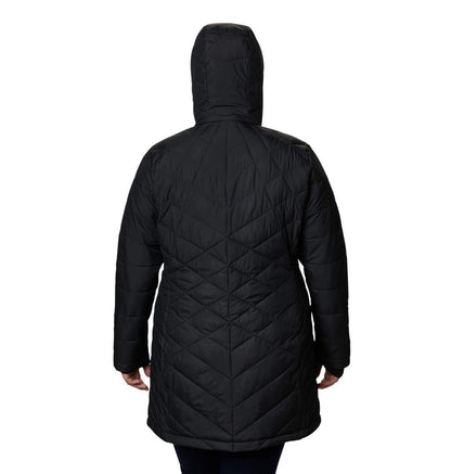 Heavenly Veste longue à capuche pour femme, noir, petit