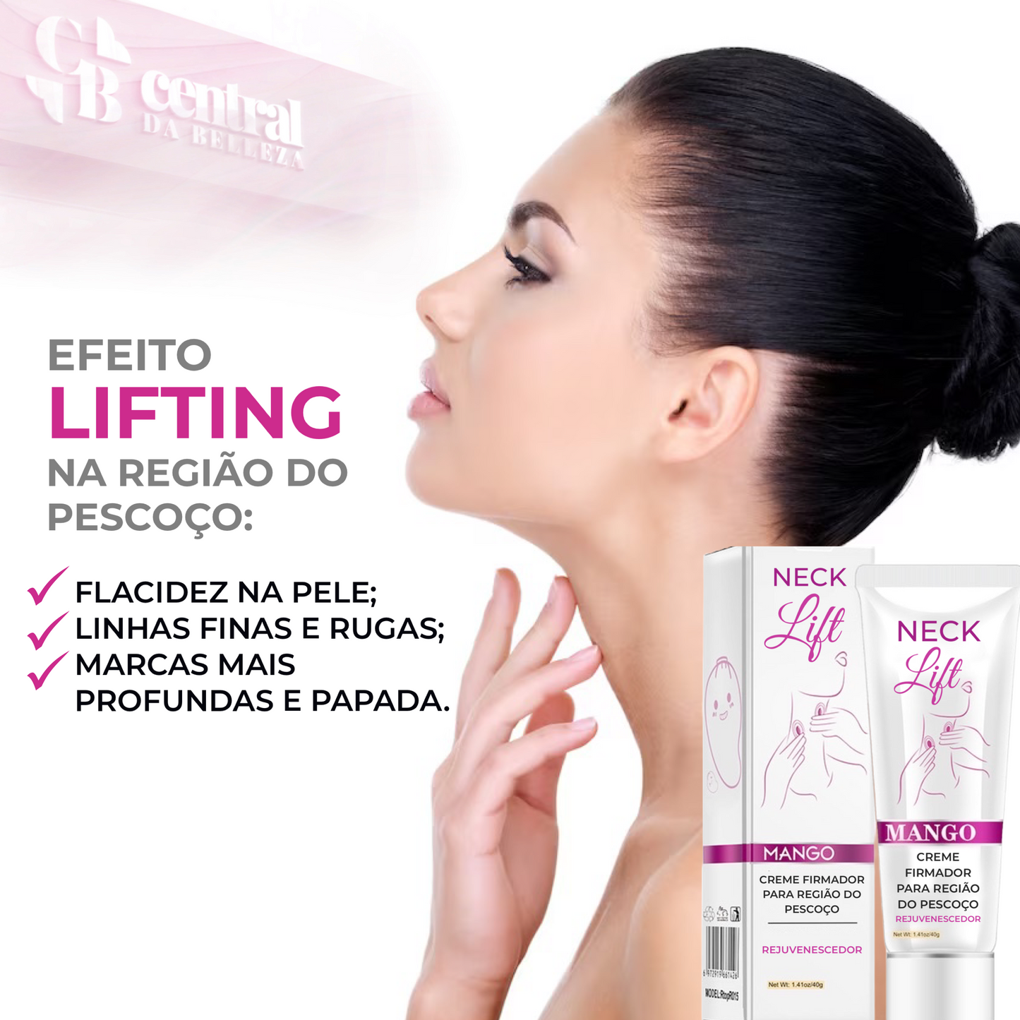 Neck Lift - Creme Firmador para Pescoço - LAURA ROBERG