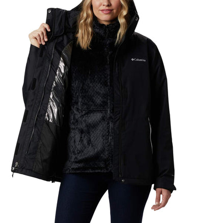 Femme Bugaboo II Polaire Interchange Veste d'hiver, Imperméable et respirante, Noir, Petit