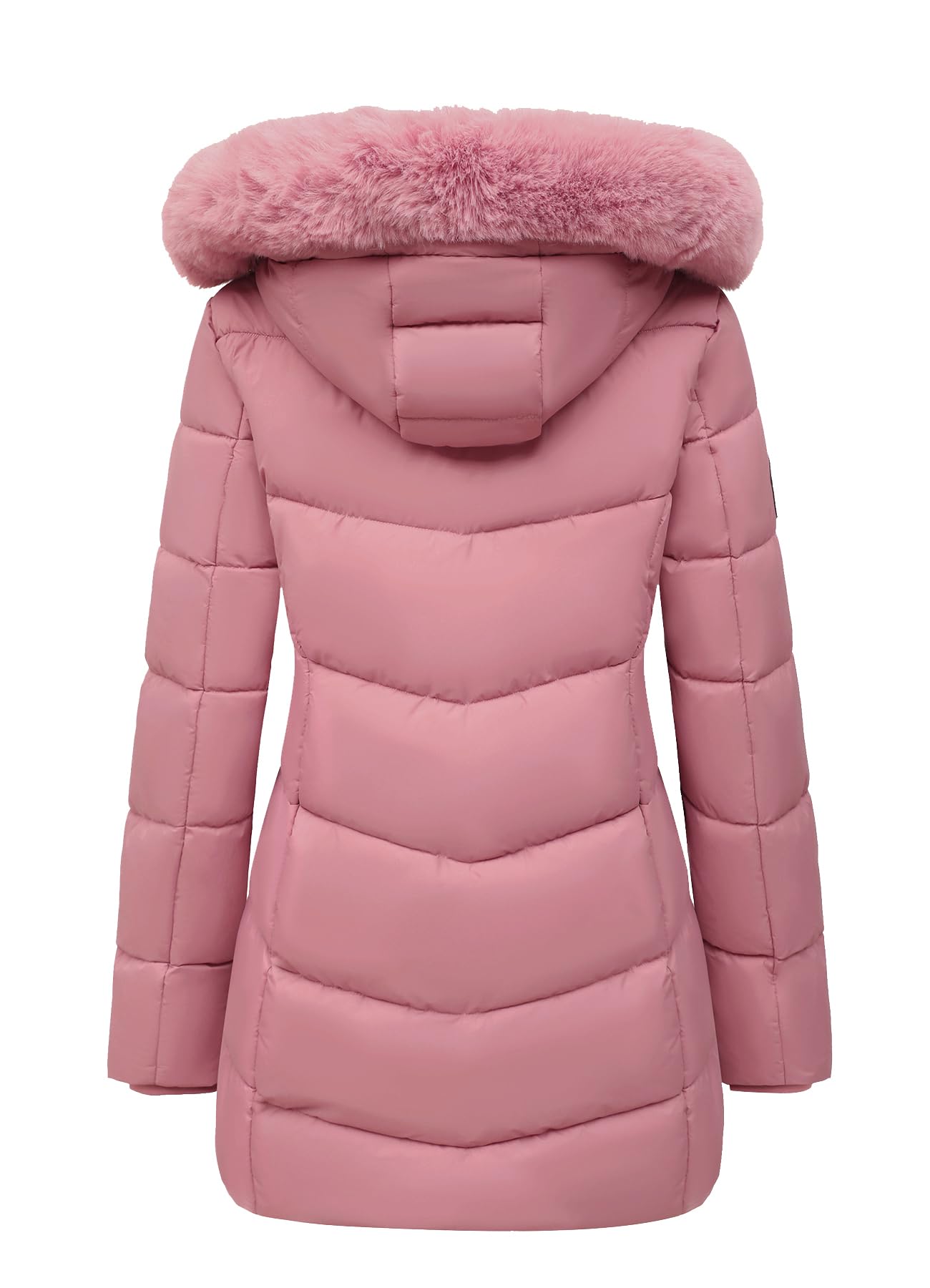 Femmes Hiver Coupe-Vent Chaud Vers Le Bas Manteaux Imperméable Épaissir À Capuche mode Puffer Veste Rose 04-L