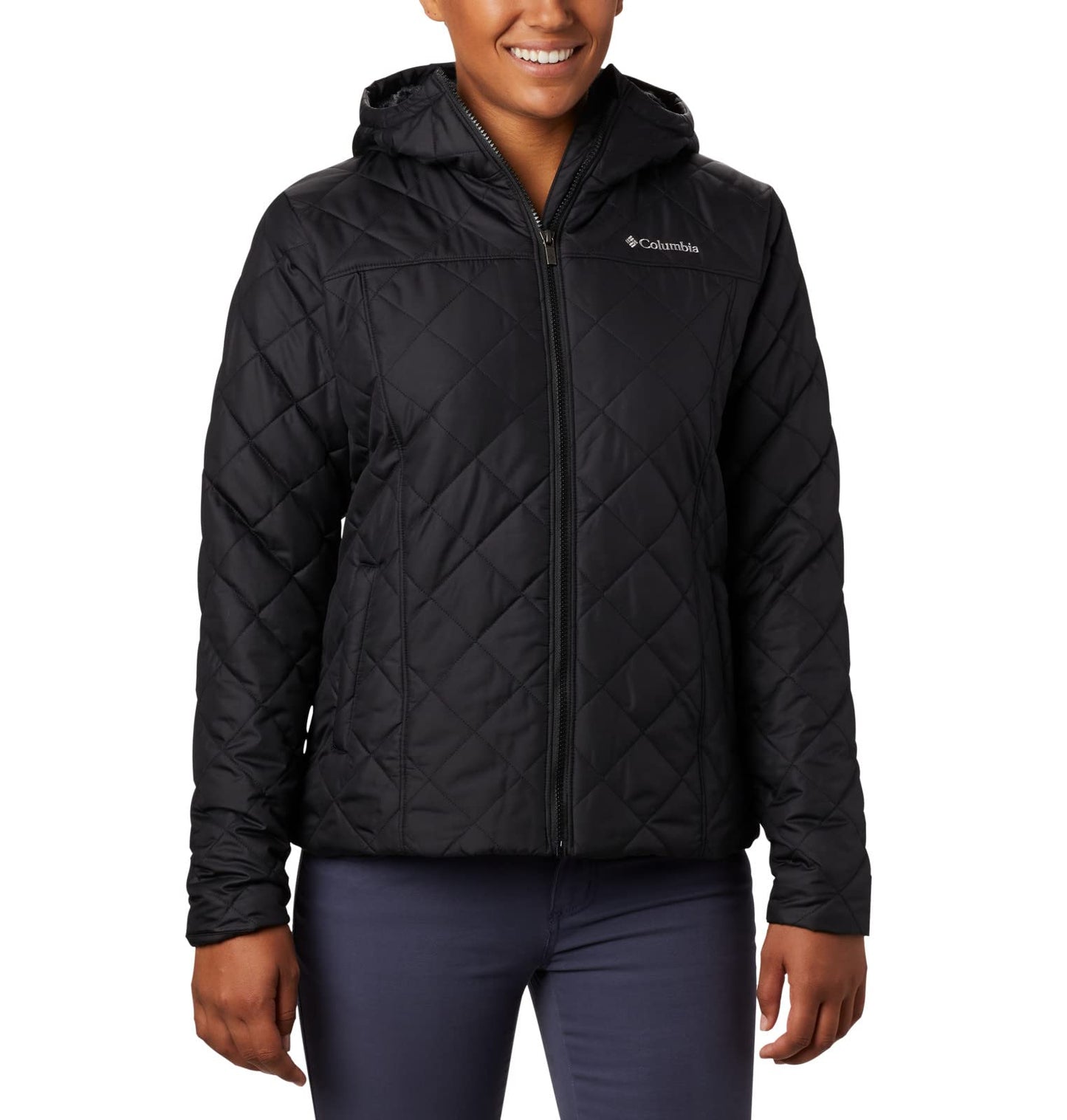 Veste à capuchon Copper Crest Femme, Noir, Moyen