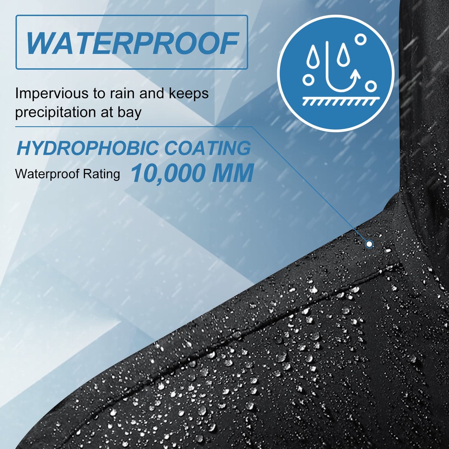 Hommes de Montagne Neige Imperméable Ski Veste Détachable Capuche Coupe-Vent Polaire Parka Veste De Pluie D'hiver Manteau Noir L