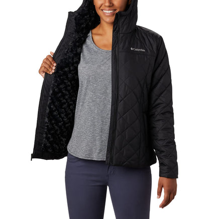Veste à capuchon Copper Crest Femme, Noir, Moyen
