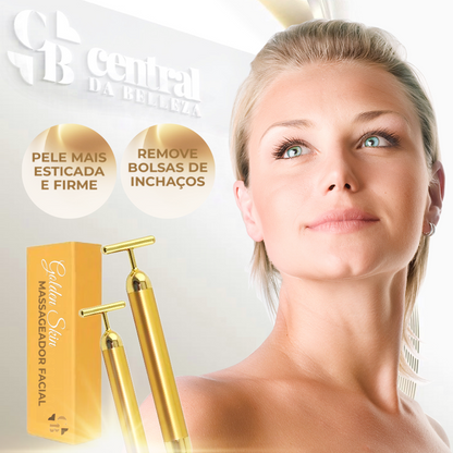 Massageador Facial - GoldenSkin - LAURA ROBERG