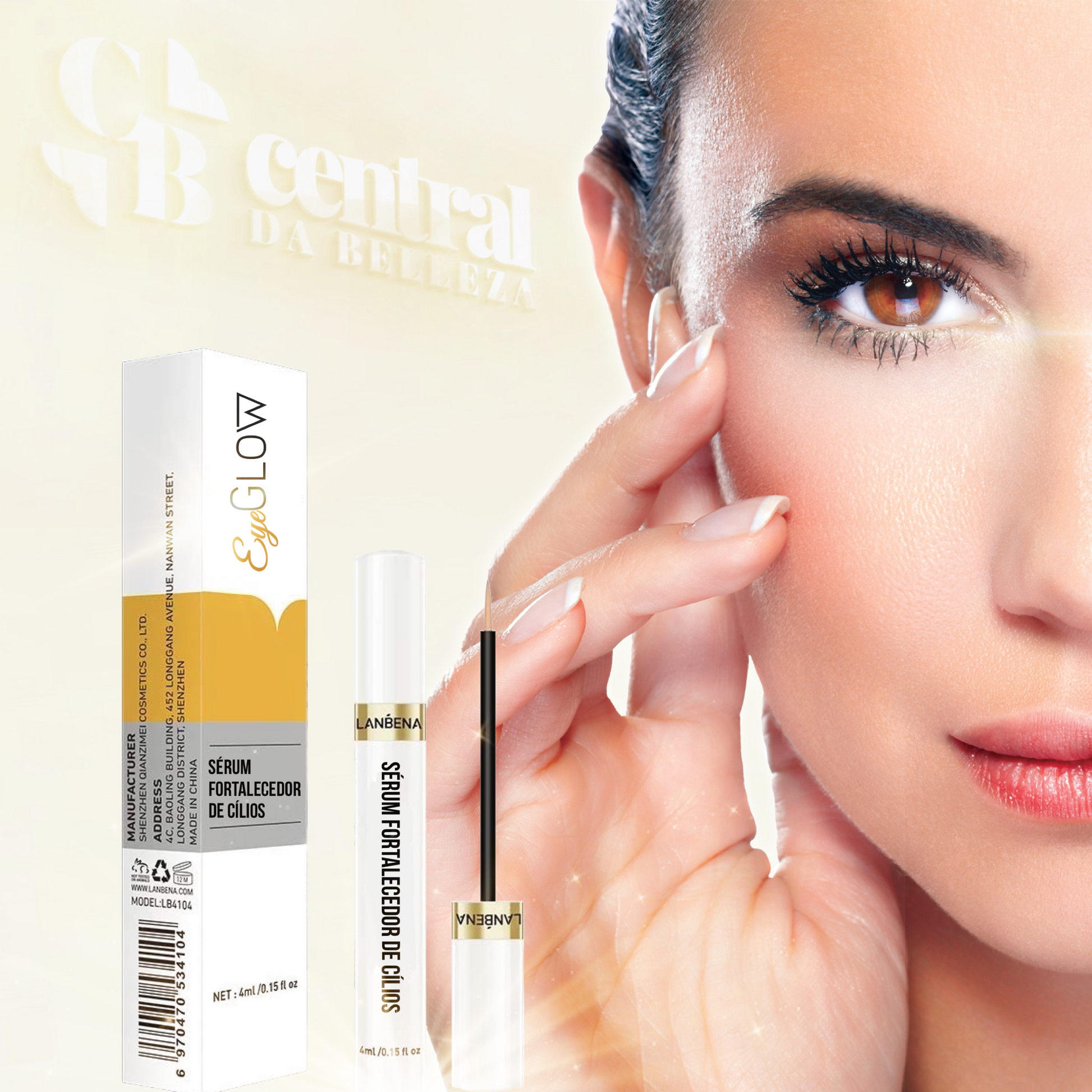 Sérum Eye Glow - Fortalecedor de Cílios - LAURA ROBERG