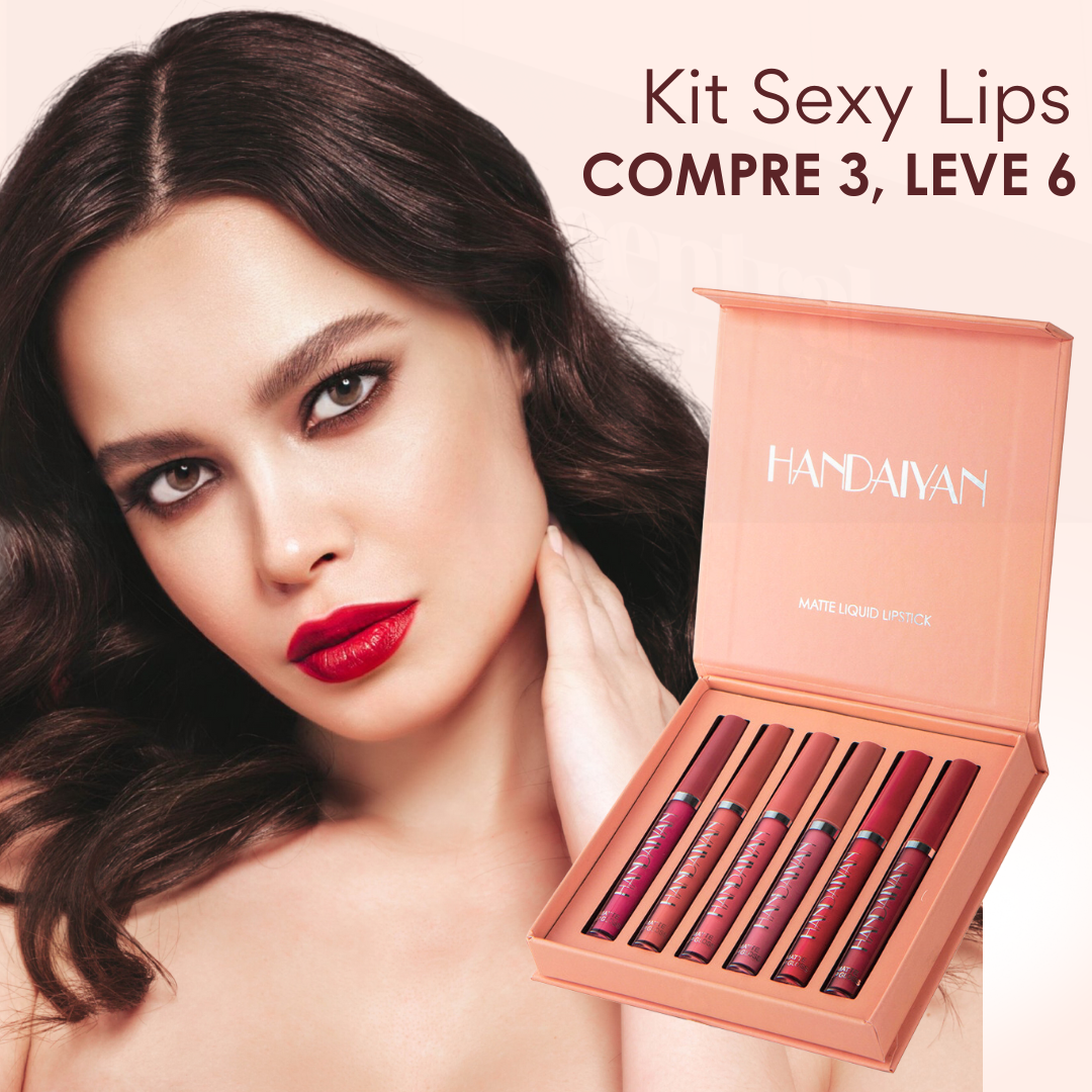 [PROMOÇÃO RELÂMPAGO] Kit Sexy Lips® Premium [PAGUE 3, LEVE 6] - LAURA ROBERG