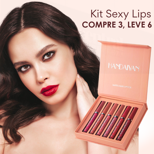 [PROMOÇÃO RELÂMPAGO] Kit Sexy Lips® Premium [PAGUE 3, LEVE 6] - LAURA ROBERG