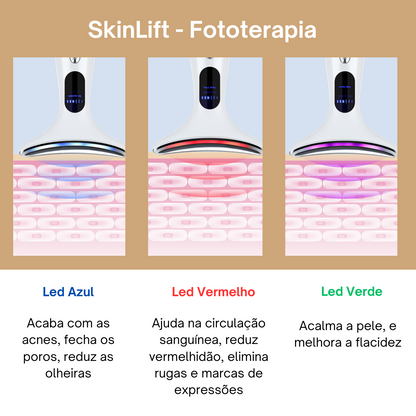 SkinLift - Aparelho Facial de Fototerapia para rugas e papada - LAURA ROBERG