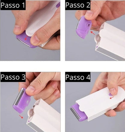 Depilador Elétrico Recarregável - Indolor